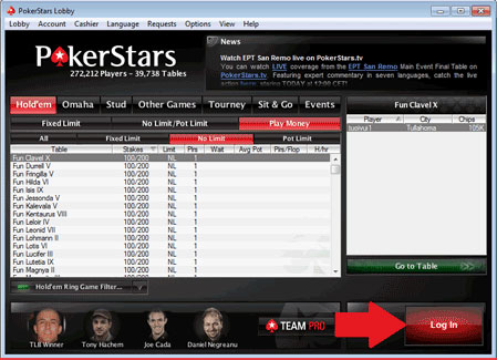 BetStars Log In