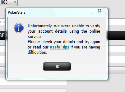 Pokerstars verification Pokerstars verification