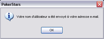 PokerStars Message