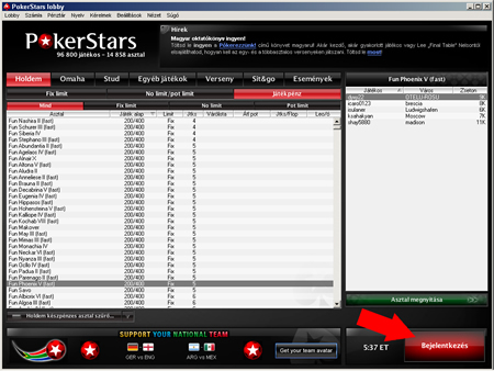 PokerStars Log In