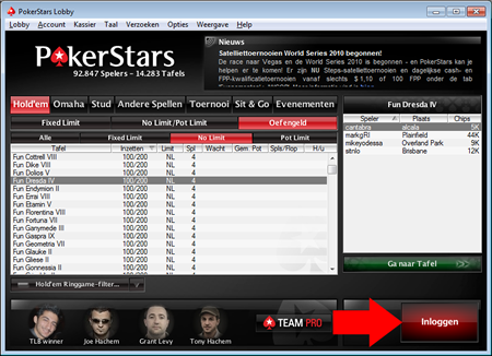 PokerStars Password