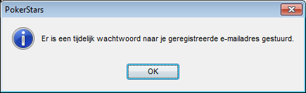 PokerStars Password