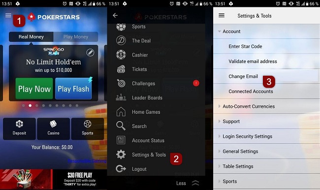 Email address change