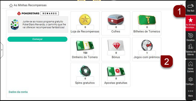 Passos que deve seguir para usar o seu Bilhete de Jogo no computador