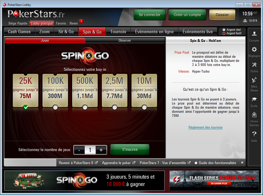 Spin & Go Gratuit
