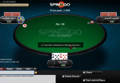 Spin and Go Table
