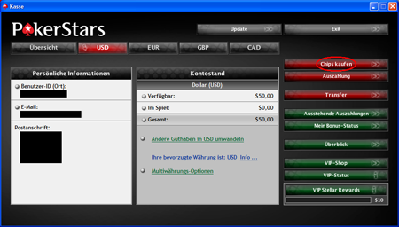 PokerStars Deposits