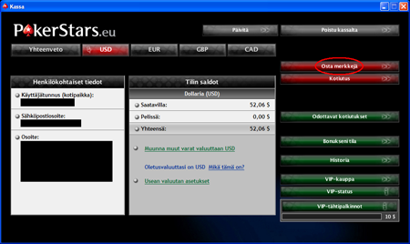 PokerStars Deposits