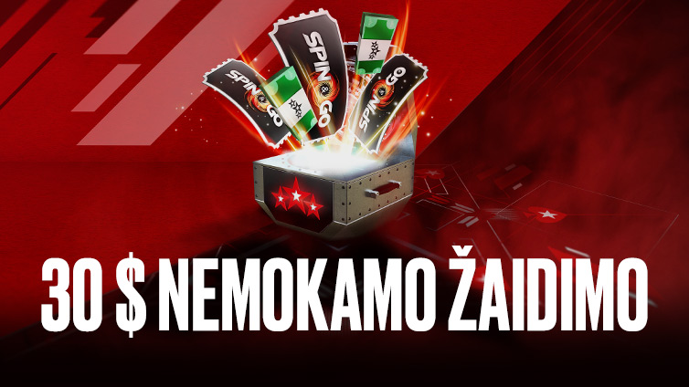 Nemokamų 30 $ pirmos įmokos pasiūlymas