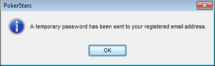 Pokerstars Pass Word