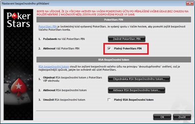 Enable Pokerstars pin