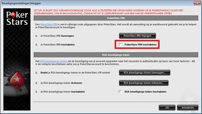 Disable Pokerstars pin