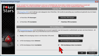 Login Security Settings Option