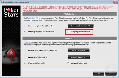 Disable Pokerstars pin