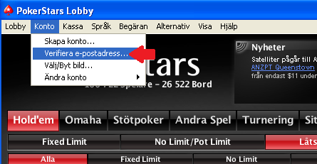 PokerStars Account Verification