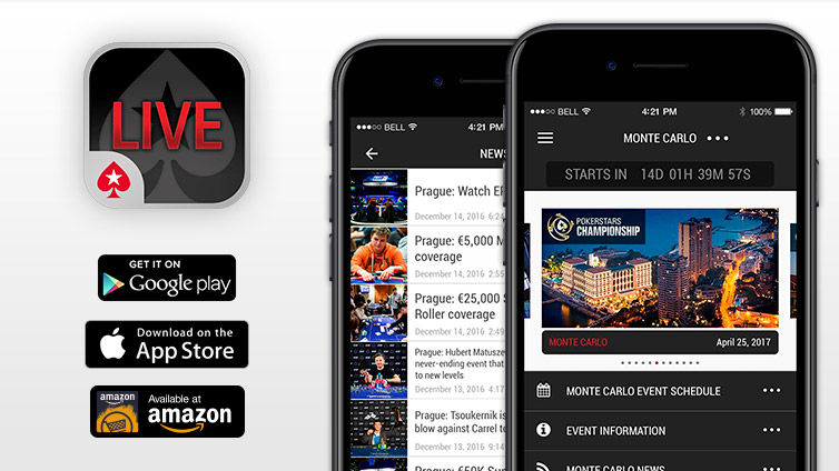 Stay up-to-date with the PokerStars Live App